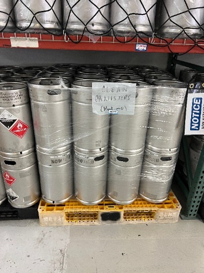 Lot of 32 NOWPack Stainless Steel Canisters