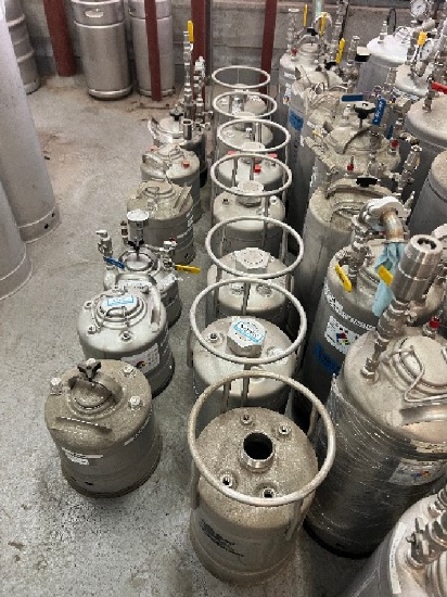 Lot of 7 Alloy Products Pressure Tank