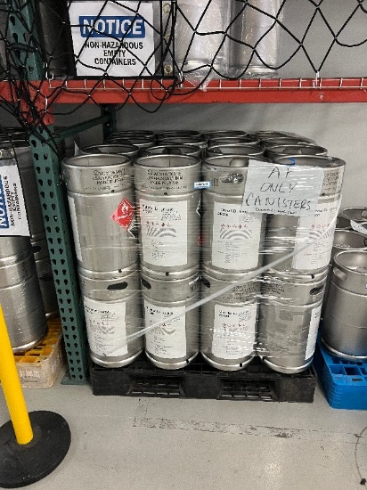 Lot of 32 NOWPack Stainless Steel Canisters