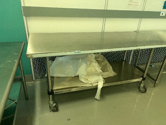 Lot of 1 Stainless Steel Table