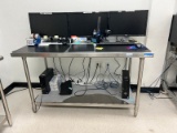 Lot of 3 Stainless Steel Tables