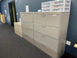 Lot of 5 Hon 4 Drawer File Cabinets