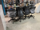 Lot of 8 Office Adjustable Chairs