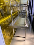 Lot of 2 Metro Stainless Steel Tables