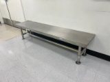 Lot of 2 Stainless Steel Benches