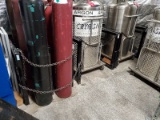 Lot of 9pcs Cylinder Racks & Cylinder Carts