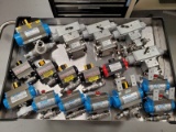 Lot of 26pcs Assorted Pneumatic-Actuated Valves