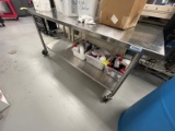 Lot of 3 Stainless Steel Table