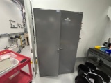 Lot of 3 Uline 2 Door Cabinet