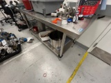 Lot of 2 Stainless Steel Table