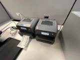 Lot of 2 Zebra Label Printers