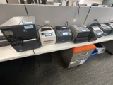 Lot of 5 Zebra Label Printers