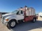 2005 FORD F-650 S/A FLATBED W/DITCH WITCH MIXER & TANKS