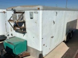 2007 WELLS CARGO 16’ ENCLOSED TRAILER