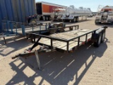 2010 TEXAS BRAGG 16' UTILITY TRAILER