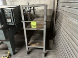 METAL UTILITY CART ON CASTERS