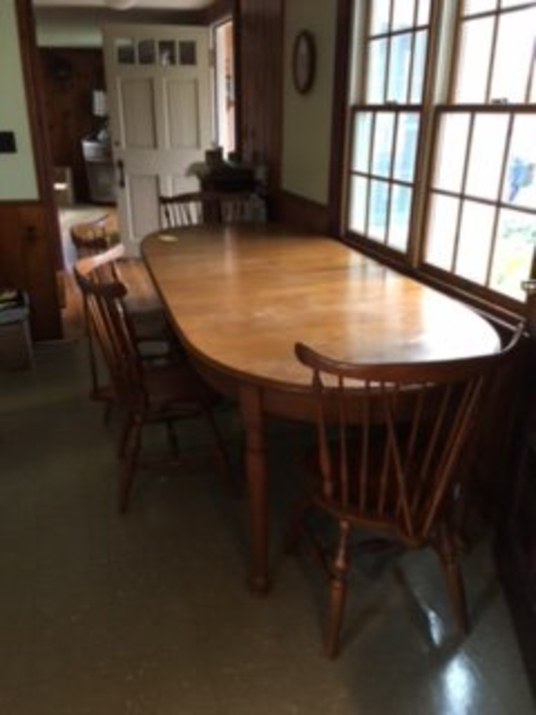 Lot Walter Of Wabash 5 L X 40 W Dining Table Proxibid Lot Walter Of Wabash 5 L X 40 W Dining Table Proxibid