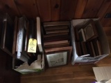 LOT OF 43 WOODEN PICTURE FRAMES