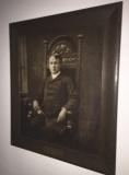 FRAMED PHOTO OF CHARLES A. HAYDEN, D.D. PASTOR 1876-1879
