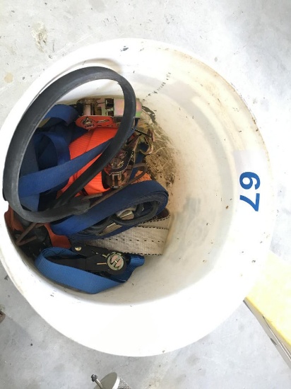 LOT OF STRAPS & BUNGEE CORDS