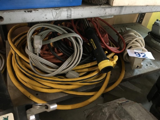 LOT OF EXTENSION CORDS