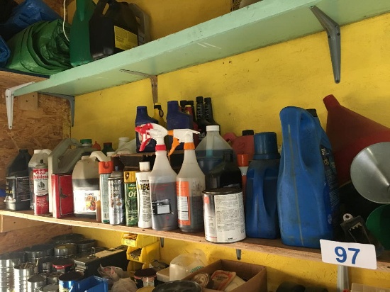 LOT OF ASSORTED LUBRICANTS