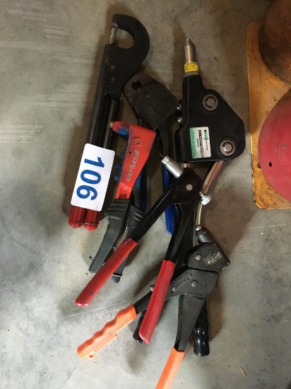 ASSORTED RIVET GUNS & PUNCH