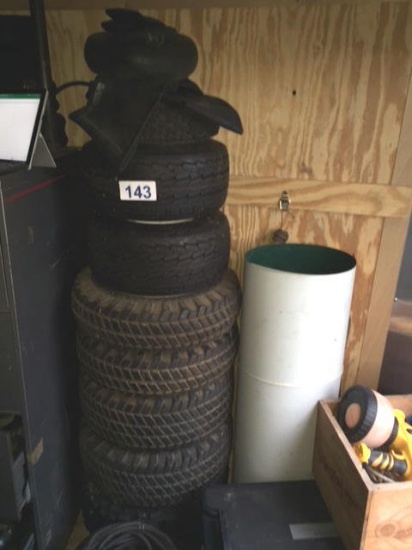 LOT OF (15) ASSORTED TIRES & RIMS