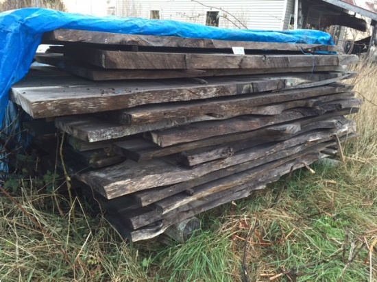 LIFT OF LIVE EDGE LUMBER: 16-24"x8'