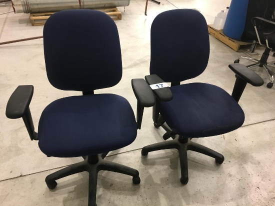 MULTI-TASK OFFICE CHAIR, BLUE