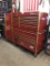 (New Replacement $19,810) SNAP-ON 80th ANNIVERSARY CANYON RED TOOL CABINET W/ SIDE BOX