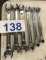 (SOLD BY THE PIECE BID PRICE TIMES QUANTITY)SNAP-ON RXM WRENCHES: 9-21MM