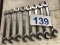 (SOLD BY THE PIECE BID PRICE TIMES QUANTITY)SNAP-ON VSM WRENCHES: 10-17MM