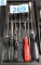 (SOLD BY THE PIECE BID PRICE TIMES QUANTITY) SNAP-ON SCREW DRIVERS