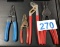 (SOLD BY THE PIECE BID PRICE TIMES QUANTITY) ASSORTED PLIERS