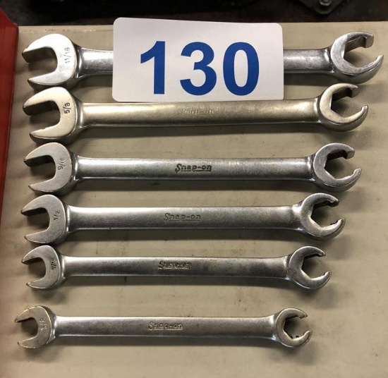 (SOLD BY THE PIECE BID PRICE TIMES QUANTITY) SNAP-ON RXS WRENCHES: 3/8 - 11/16