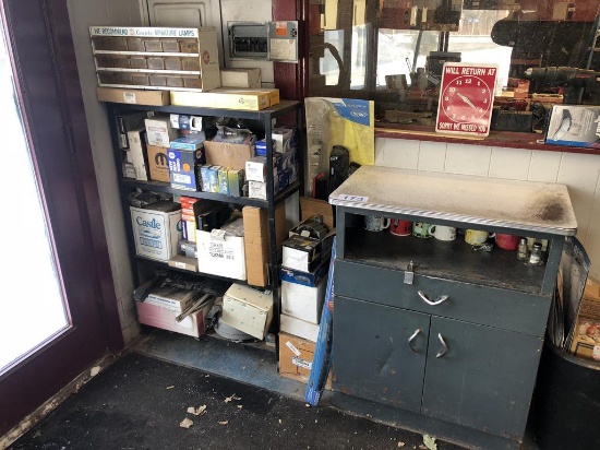 STORAGE CABINET & AUTOMOTIVE PARTS
