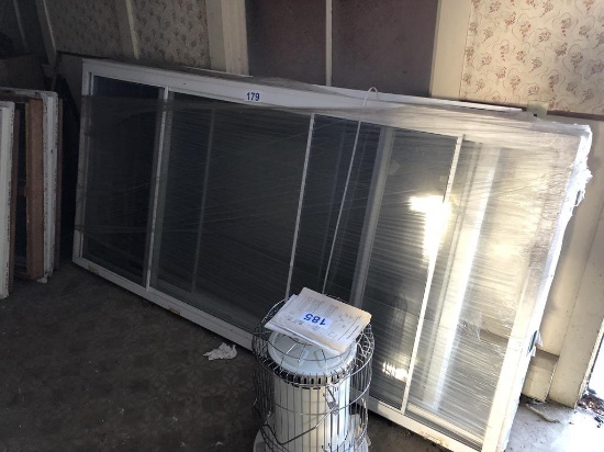 (SOLD BY THE PIECE BID PRICE TIMES QUANTITY) CASEMENT WINDOWS W/ CENTER PICTURE WINDOW, 103.25"x49"h