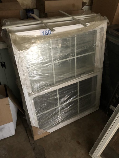 (SOLD BY THE PIECE BID PRICE TIMES QUANTITY) DOUBLE HUNG WINDOWS, 36X43 1/2