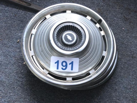 (SOLD BY THE PIECE BID PRICE TIMES QUANTITY) CHEVROLET HUB CAPS
