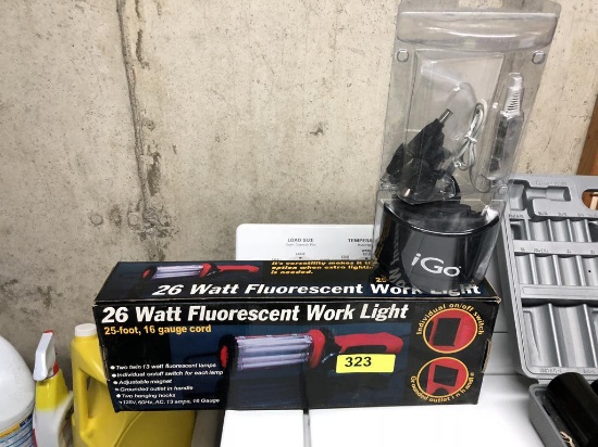 26WATT WORK LIGHT & CAR CHARGER