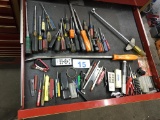 LOT OF SCREW DRIVERS & MISCELLANEOUS