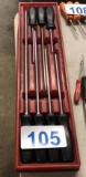 (SOLD BY THE PIECE BID PRICE TIMES QUANTITY) SNAP-ON SDDP SCREW DRIVERS
