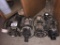 LOT OF WATER PUMPS, BLOWER & COVE BASE