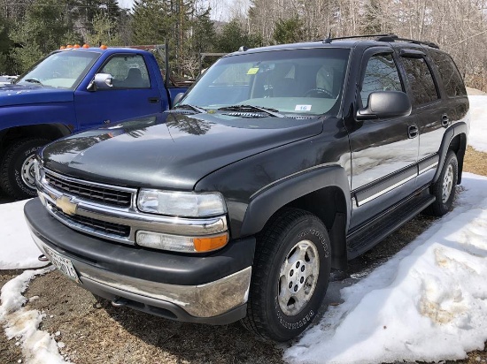 2005 CHEVROLET TAHOE 4-DOOR SUV (*Title in the Estate's name has been applied for by the PR*)