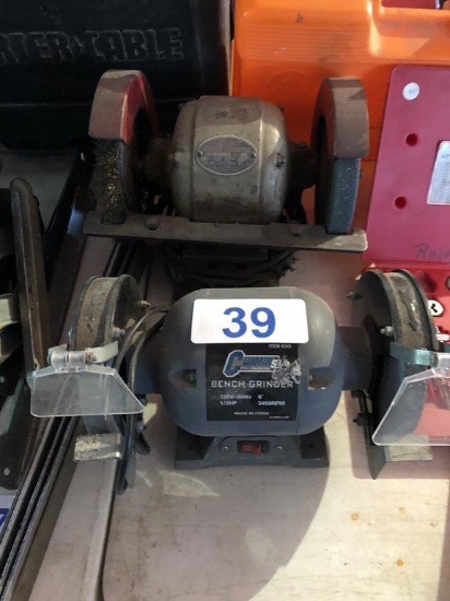 BENCH GRINDERS: 1/2HP & 1/3HP
