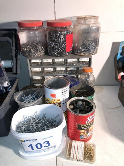 LOT OF ASSORTED FASTENERS