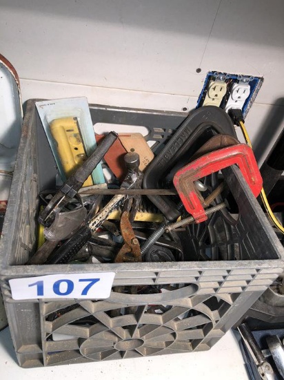 CRATE OF ASSORTED HAND TOOLS