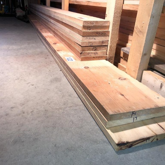 PINE BOARDS: 14'x11"x1"