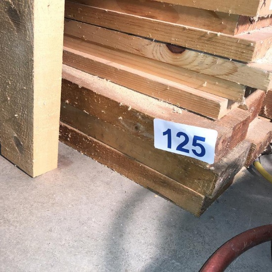 LOT OF (30) PIECES OF ASSORTED LUMBER